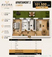 Avora Boutique Tunari - Apartamente 2 si 3 camere cu gradina 