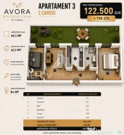 Avora Boutique Tunari - Apartamente 2 si 3 camere cu gradina 