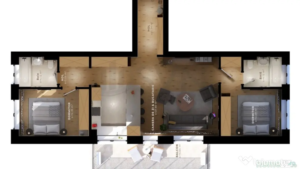 Tunari Sunlight Residence 3 Camere Modern