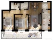 Tunari Sunlight Residence 3 Camere Modern 