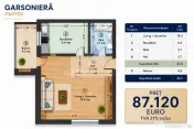 Garsoniera cu gradina, parter, bloc nou aproape de metrou 