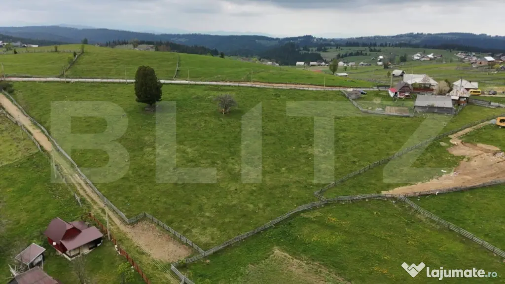 Teren 10.000 mp, cu 2 case, de vacanta, zona Măguri-Răcăt