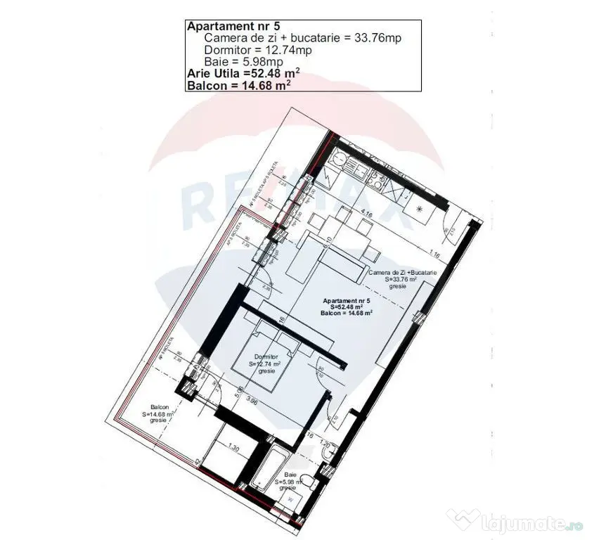 Apartament 2 camere strada Meșteșugarilor