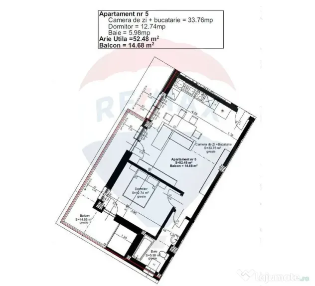 Apartament 2 camere strada Meșteșugarilor