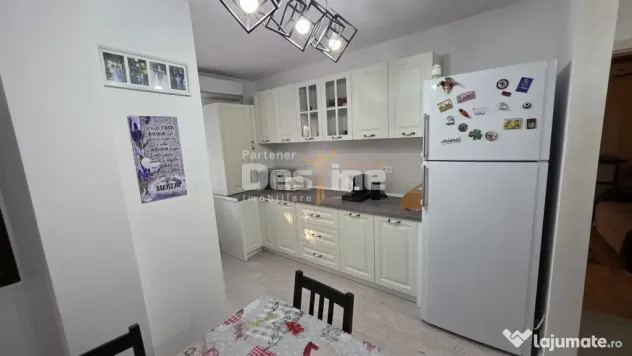 Apartament decomandat 3 camere, 76 mp, mobilat, centrala, AC