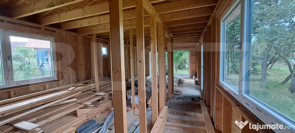 Teren 1300mp cu tiny house modernă în Satul Grid — Țara