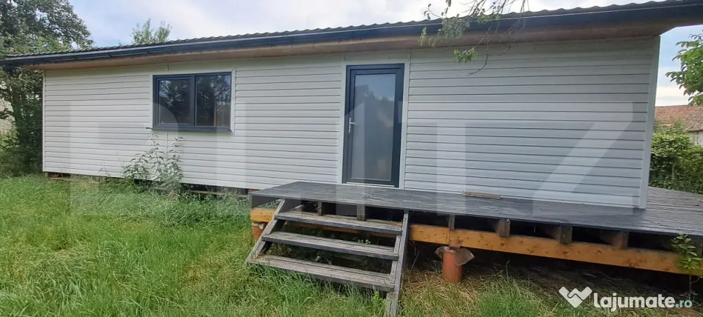 Teren 1300mp cu tiny house modernă în Satul Grid — Țara