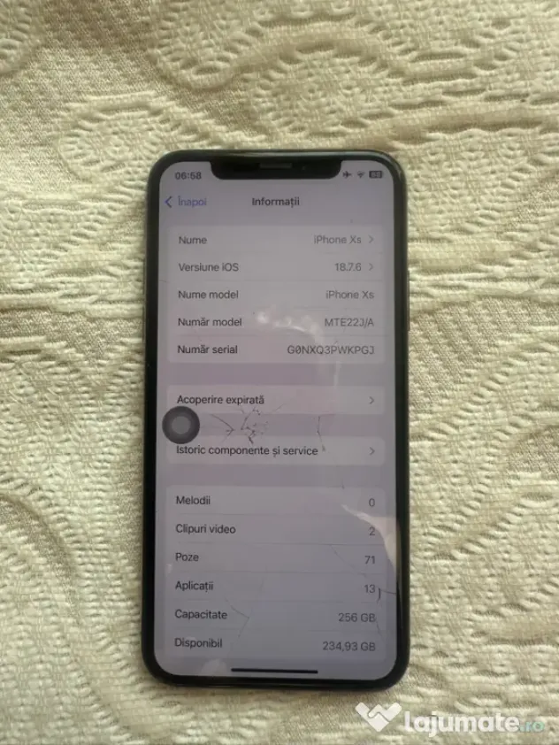 Vând iPhone XS, 256GB