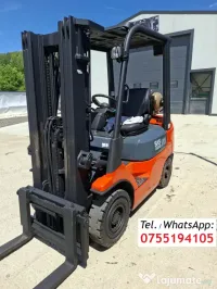 Stivuitor Toyota GPL, 2 t / 4 metri, translație laterala, triplex, anvelope noi 