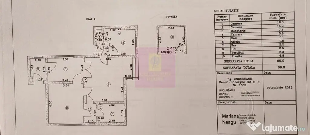 Foisorul de Foc-Mosilor, apartament de 2 camere
