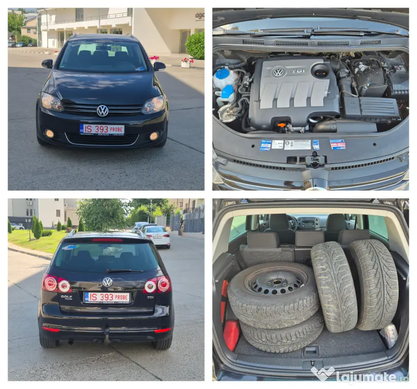 VW Golf Plus 2012 1.6 TDI 105 CP euro 5 / RATE fara avans