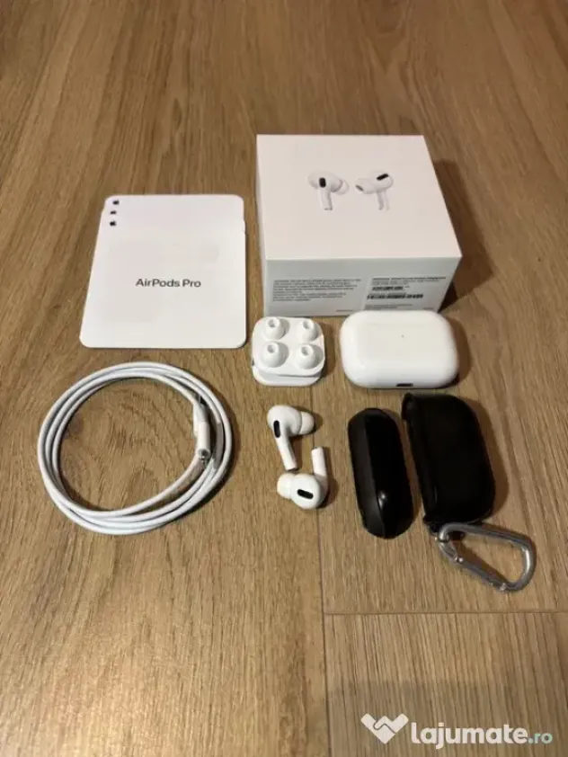 Apple Airpods Pro (gen. 1) + Husă protecție