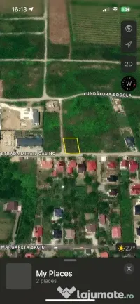 Teren zona Bucium intravilan 399mp 