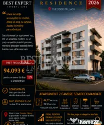 2 Camere Ideal Investitie cu Parcare Acoperita /Credit Ipote