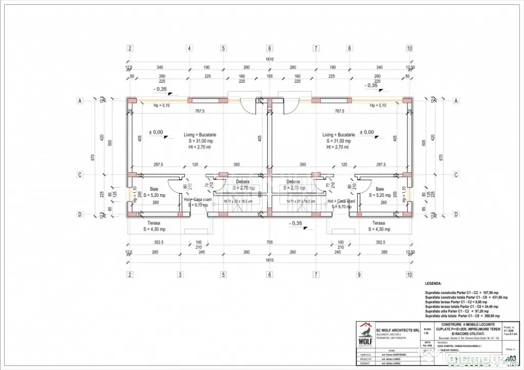 Ansamblu Nou de Vile Duplex | Complex Privat Premium | Finis