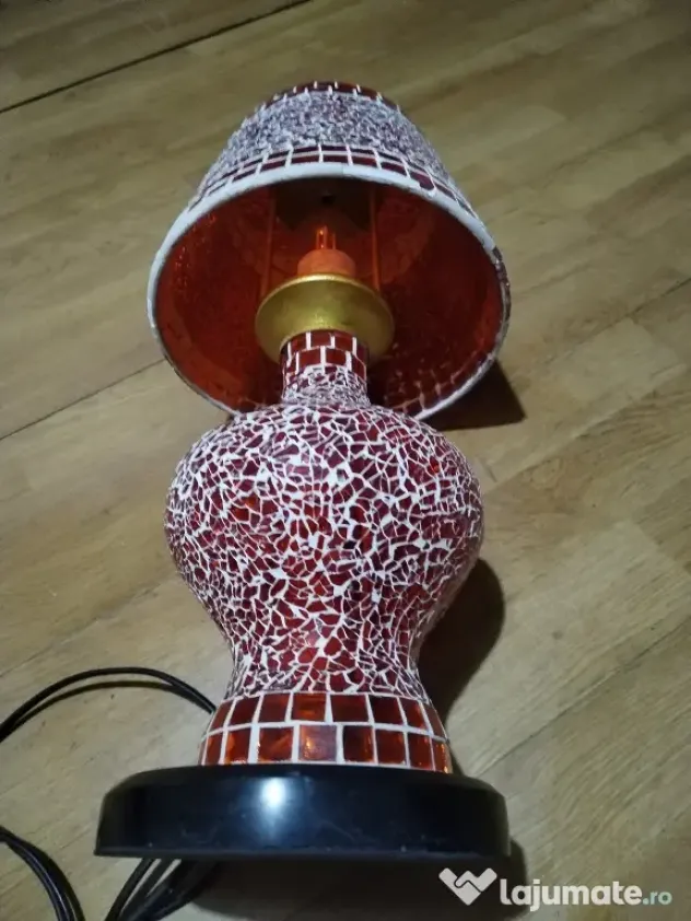 Veioza stil oriental cu mozaic din sticla