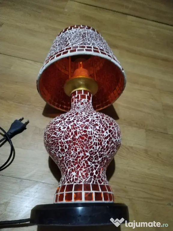 Veioza stil oriental cu mozaic din sticla