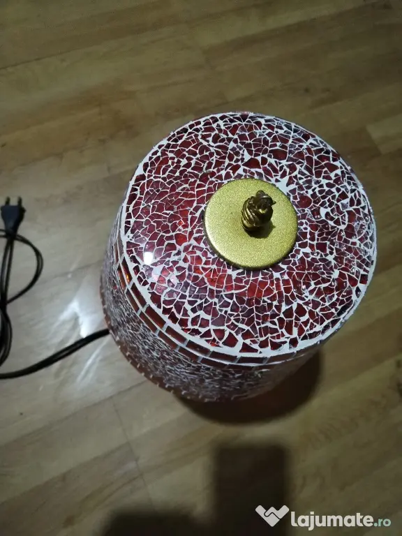Veioza stil oriental cu mozaic din sticla