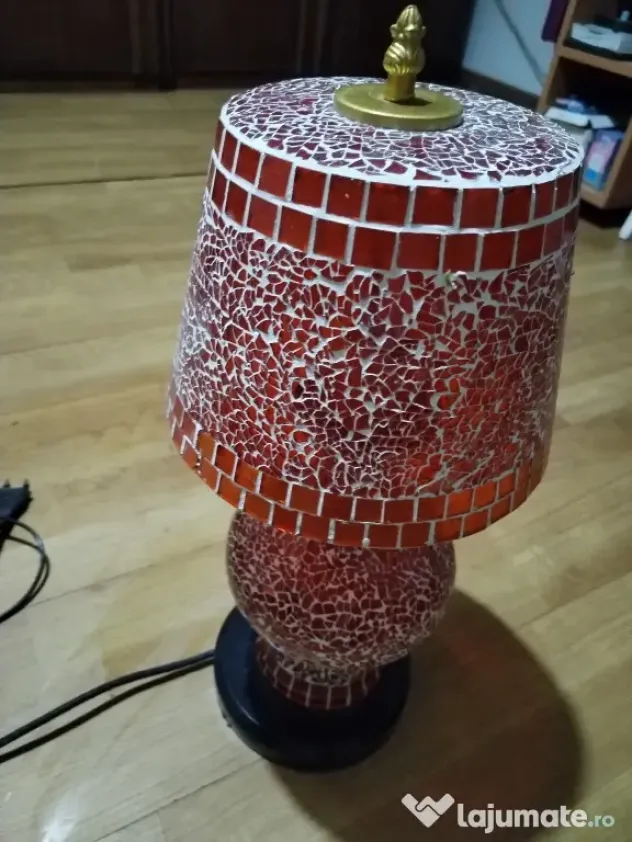 Veioza stil oriental cu mozaic din sticla