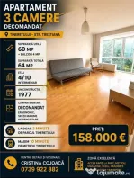 Tineretului 10 Minute Metrou | Apartament 3 camere | Mobilat
