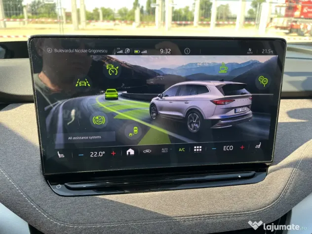 Vand Škoda Enyaq iV 80 Advanced | Garanție iunie 2027 | Unic proprietar RO