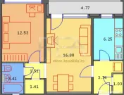 2 camere, 3/9, semidecomandat-Gorjului 