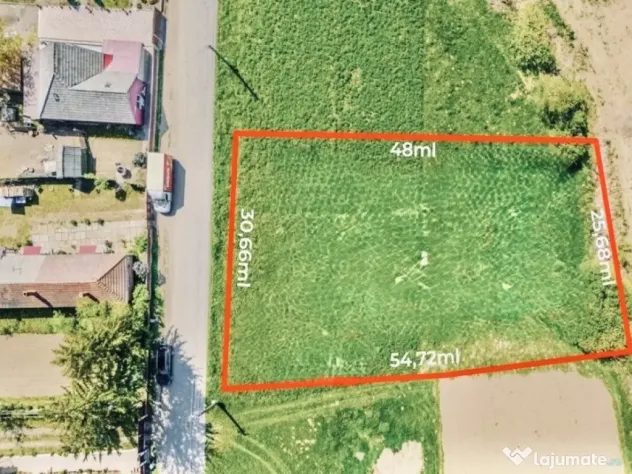 Teren intravilan 1455 mp | 31 m deschidere | Curent + Internet | 25 min Brașov