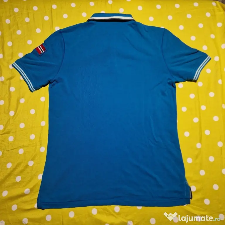 Tricou Polo Napapijri Albastru Bărbați XL Original