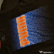 Tricou Puma M bărbați negru nou cu etichetă logo mare