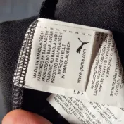 Tricou Puma M bărbați negru nou cu etichetă logo mare