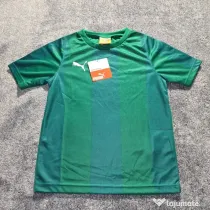 Tricou Puma Team Vertical Stripe Copii 116 (5-6 ani) Verde Nou cu Etichetă