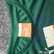 Tricou Puma Team Vertical Stripe Copii 116 (5-6 ani) Verde Nou cu Etichetă