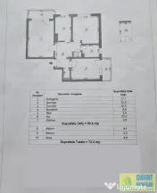 Tomis Nord, Rovere, de vanzare 3 camere, decomandat, gaze