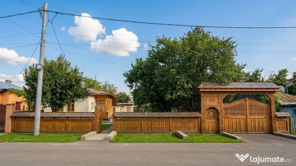Casă rurală cu grădină mare, lângă București