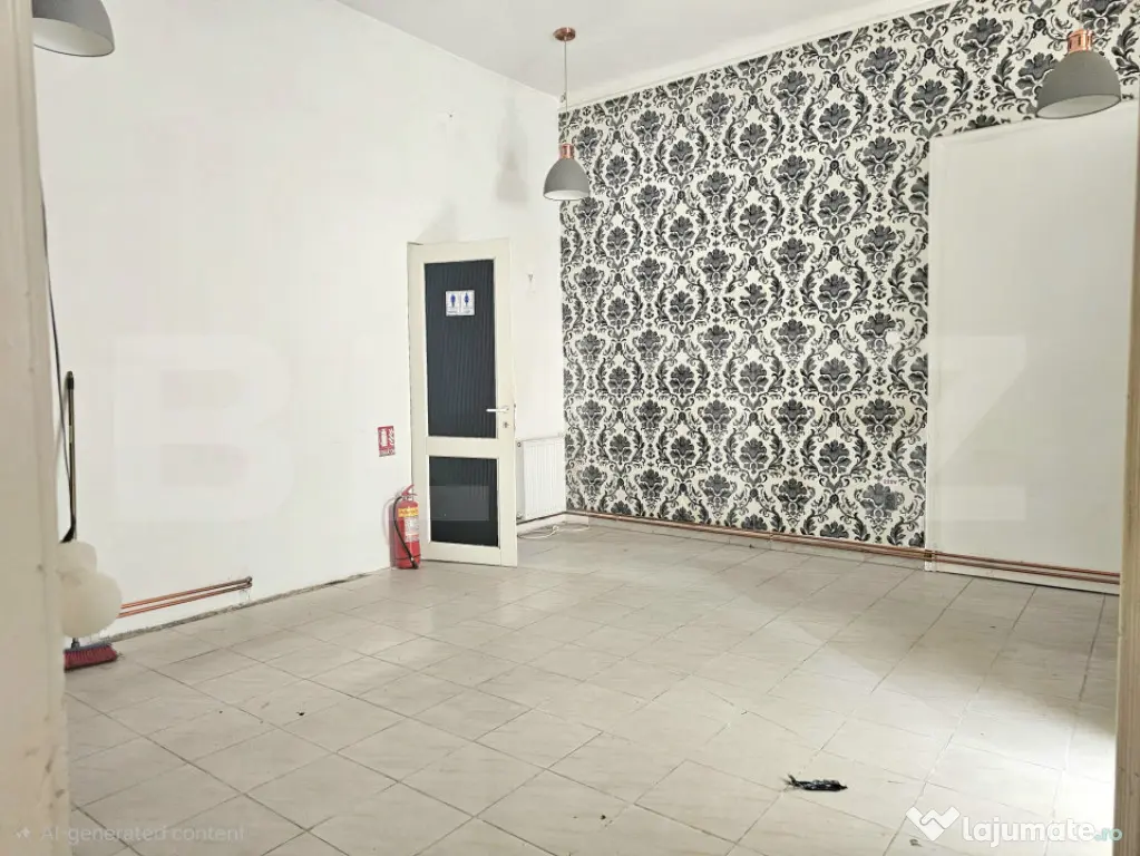 Spatiu comercial, 50 mp, parter inalt, zona Sinaia