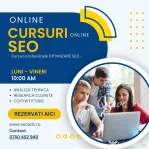 Cursuri SEO. CURSURI SEO Profesionale 2026 Ofer Posibilitate ANGAJARE!