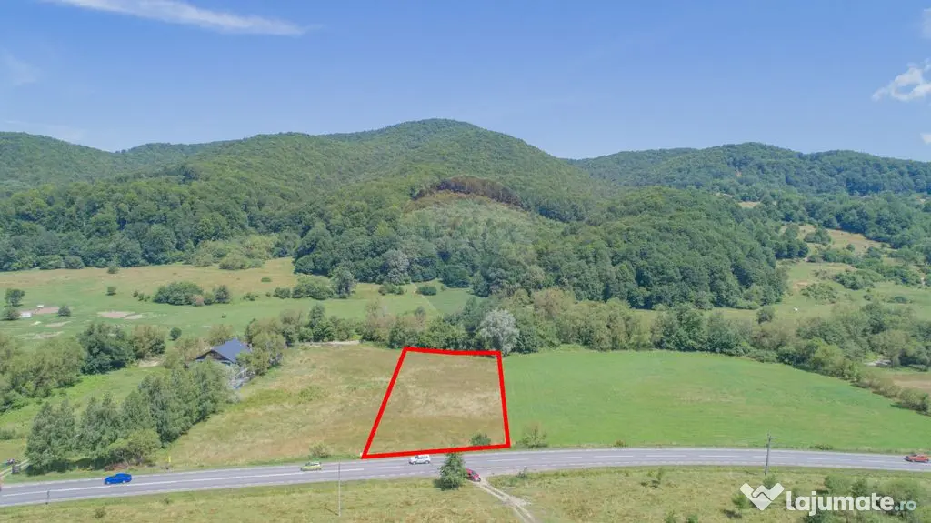 Teren de 4.000 mp cu deschidere la DN73A – Cheile Rasno...