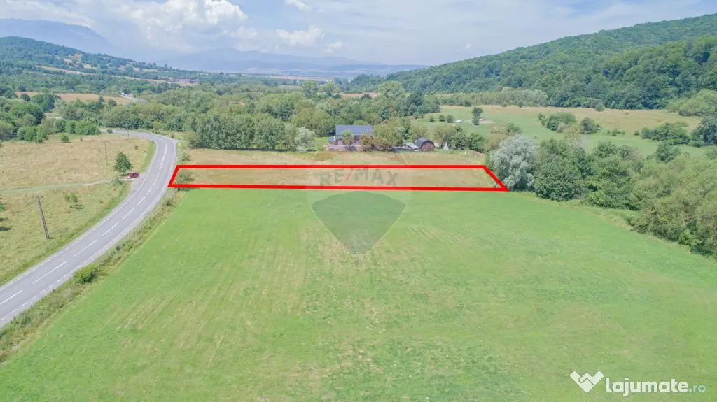 Teren de 4.000 mp cu deschidere la DN73A – Cheile Rasno...