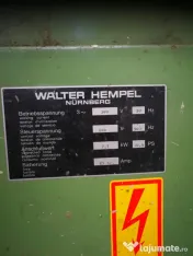 Vând strung semiautomat pentru lemn, stare bună de funcționare