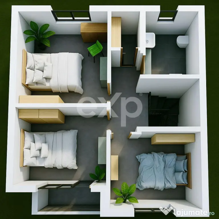 Casă tip triplex de vânzare în Dancu – confort modern,