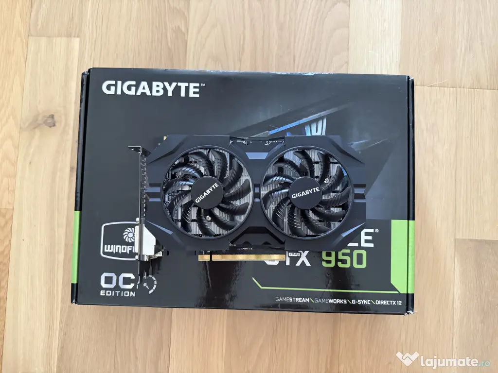 Placă video Gigabyte NVIDIA GTX 950 Windforce office/ placă de buget