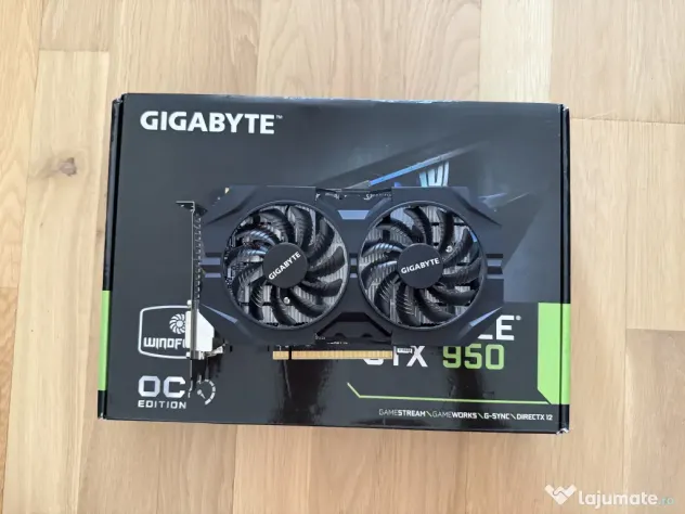 Placă video Gigabyte NVIDIA GTX 950 Windforce office/ placă de buget