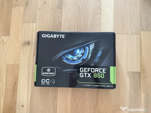 Placă video Gigabyte NVIDIA GTX 950 Windforce office/ placă de buget
