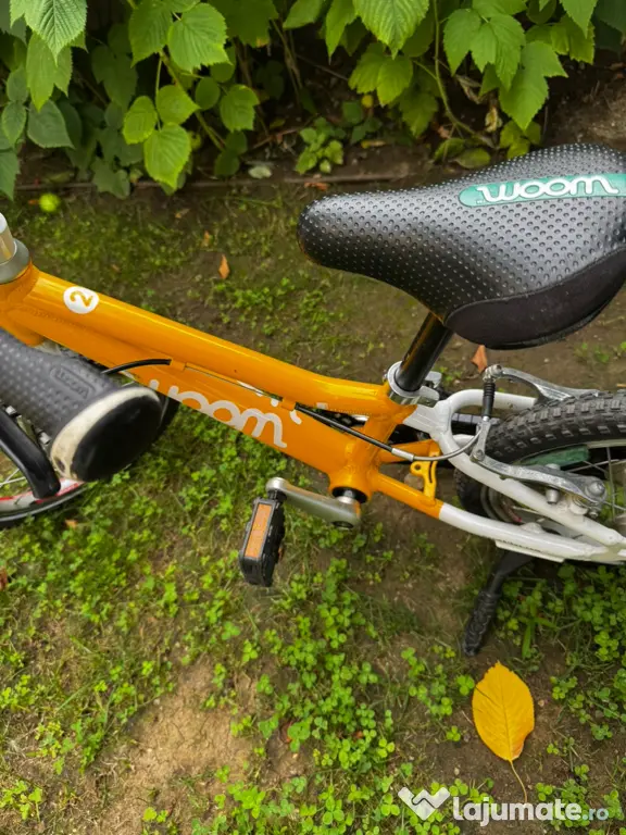 Bicicleta Woom 2 galbena