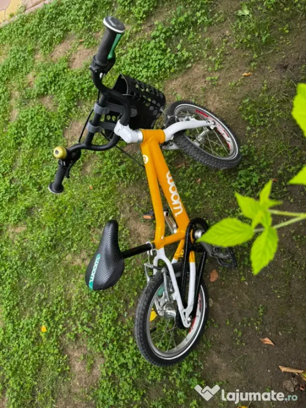 Bicicleta Woom 2 galbena