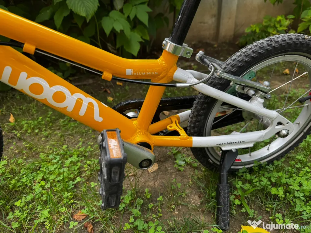 Bicicleta Woom 2 galbena