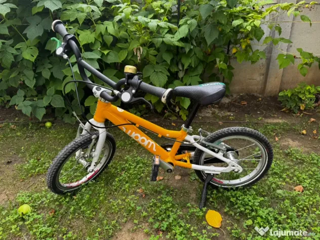 Bicicleta Woom 2 galbena
