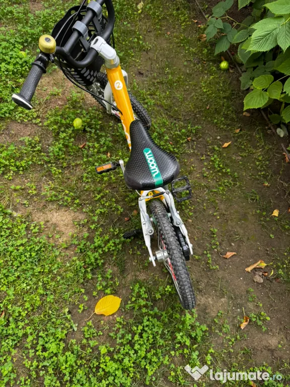 Bicicleta Woom 2 galbena