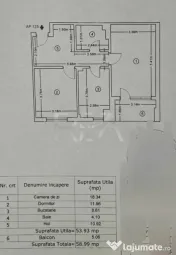 2 camere, bloc 2019, 59mp-Pacii/Rotar Park 1 