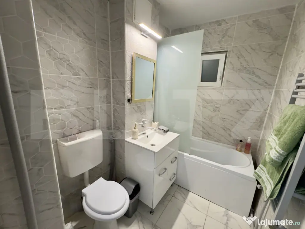Apartament 2 camere 52mp parter, centrala termica proprie, B